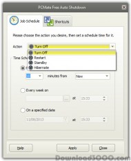 PCMate Free Auto Shutdown screenshot